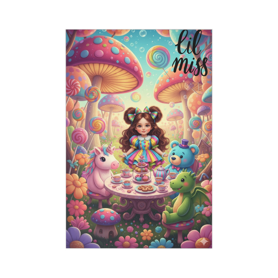 Postcards Set - Whimsical Woodland Tea Party (7 pcs)